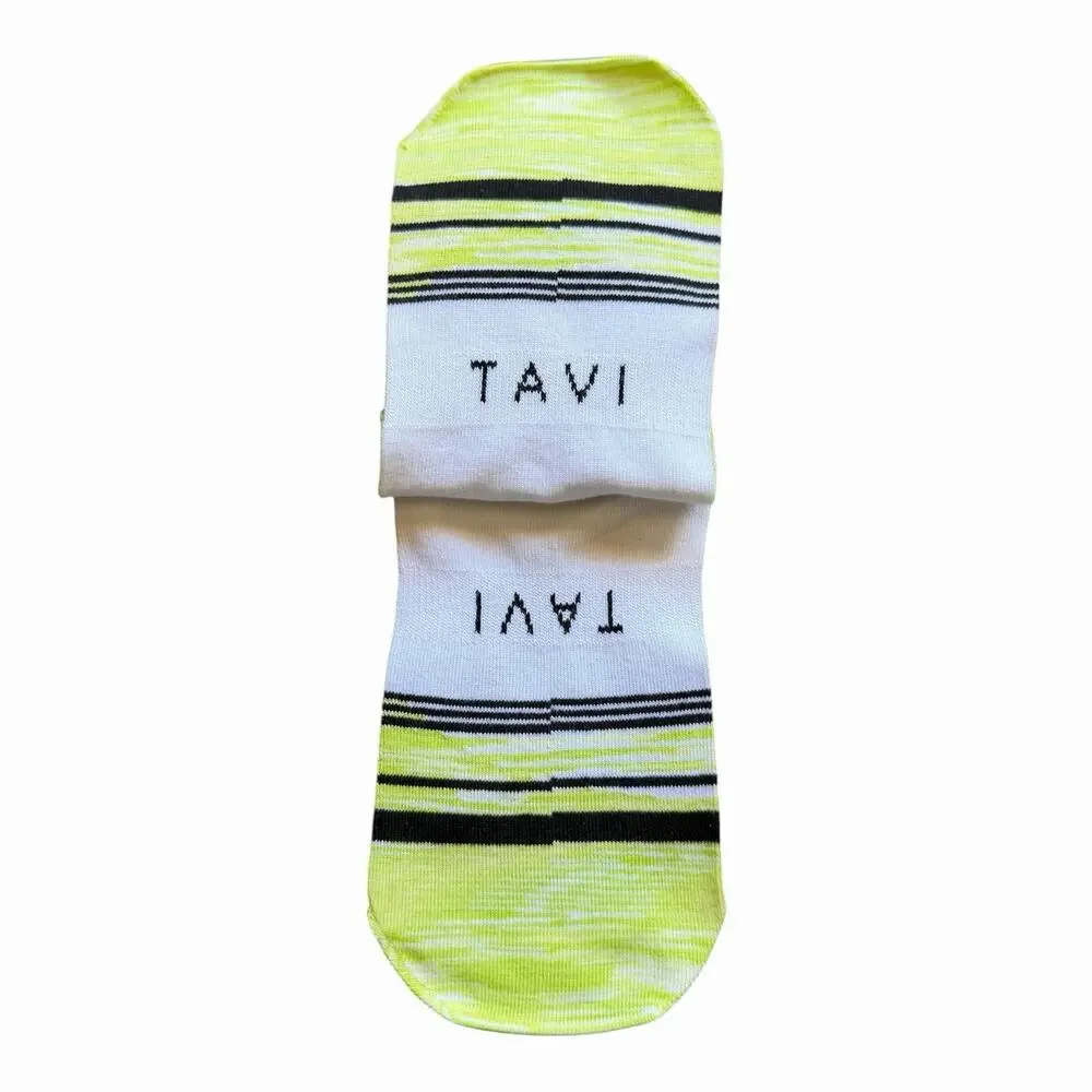 TAVI Sport Parker Citrus Performance Compression Socks Women’s Medium NWT